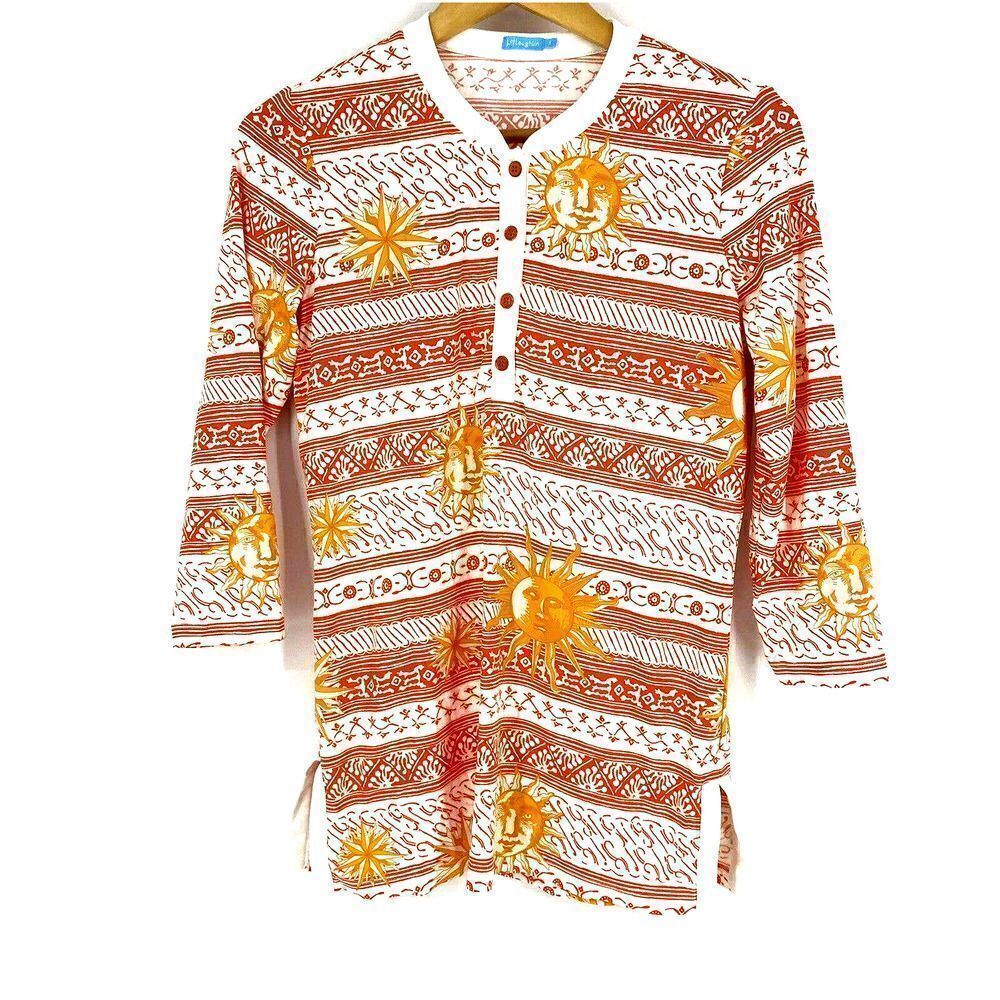 J Mclaughlin Top Sun Print Catalina